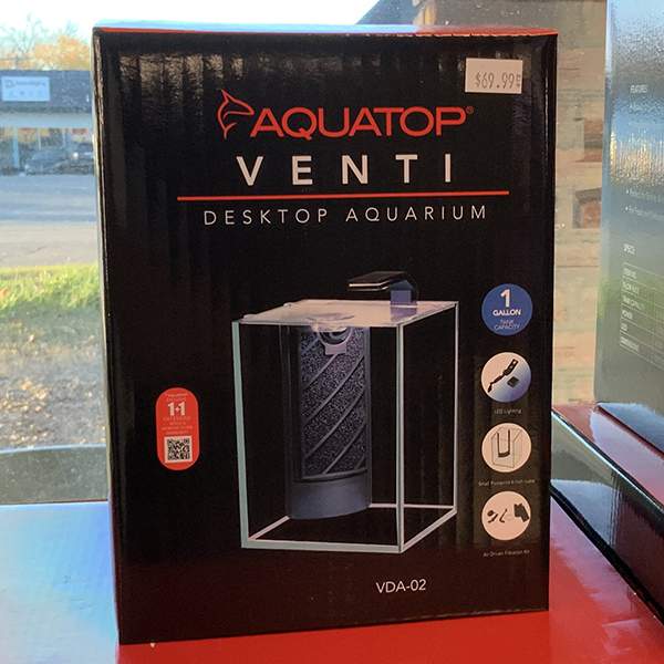 Aquatop VDA-02 Venti Desktop Aquarium 1 Gallon