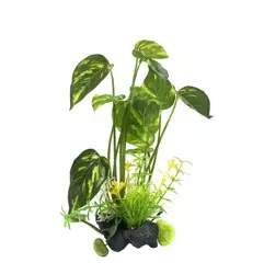 Green Medium Leaf Plant, 9 A01202