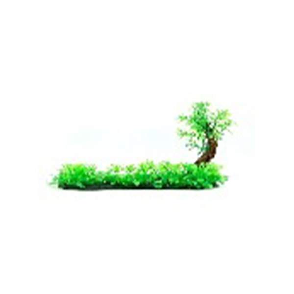 mall Leaf Green Garden with Tree, 4-5 3625