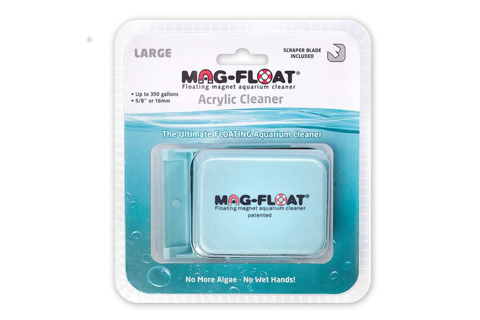 Mag-Float Floating Magnet Aquarium Cleaner Acrylic Large