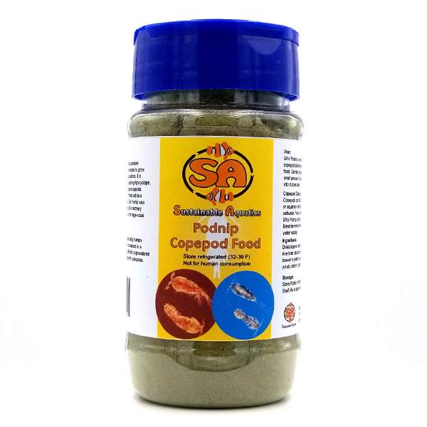Podnip Powdered Copepod Food 8oz Jar