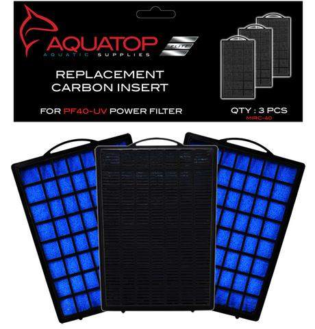 AQUATOP MIRC-40 carbon insert replacement for PF15-UV Power Filter